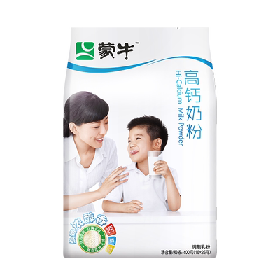 高钙奶粉400g蒙牛青少年