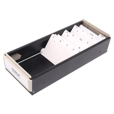 可得优名片盒收纳盒名商务办公