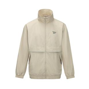 Reebok锐步官方26年新款男女同款舒适潮流褶皱古质感梭织夹克外套