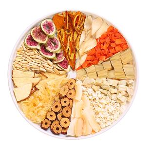 竹蔗马蹄茅根水雪梨茶包无花果小吊梨汤水果茶甘蔗春夏去火润燥