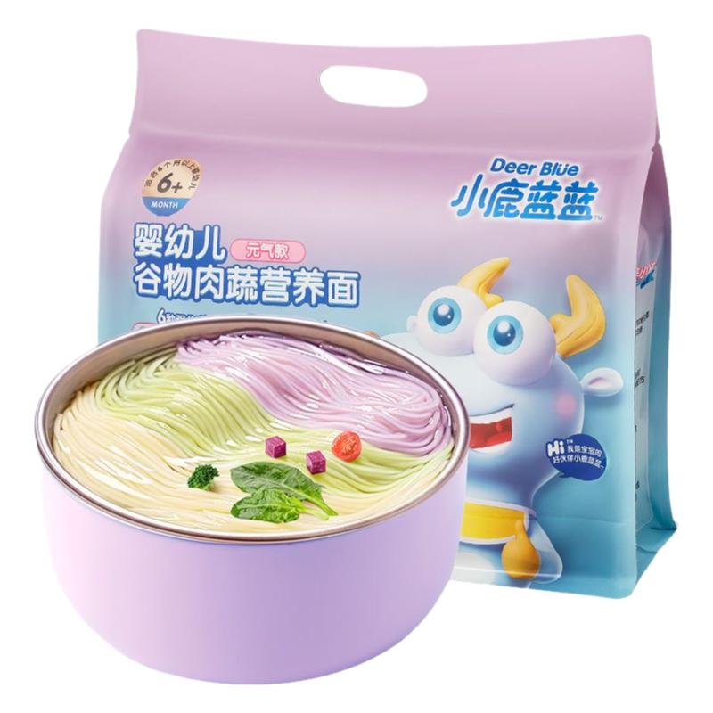 小鹿蓝蓝婴幼儿谷物肉蔬营养面