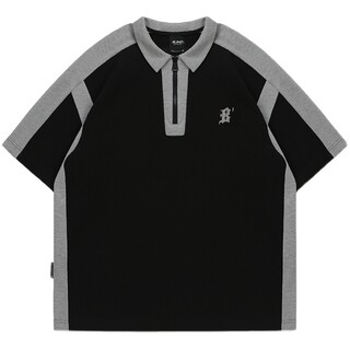BJHG不计后果 美式POLO衫短袖t恤男装夏季潮牌重磅休闲情侣上衣女