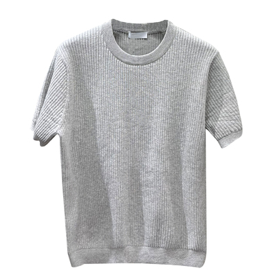 纯色长袖针织衫男秋冬新款打底衫
