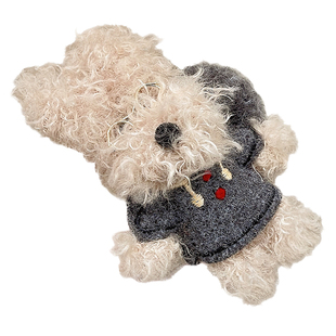 可爱凌乱小狗双面抓夹女2026新款高级感发夹后脑勺盘发鲨鱼夹头饰