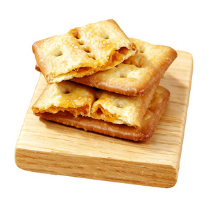 【香酥薄脆】麻戏团牛肉馅酥脆饼干245g/箱 办公休闲夹心饼干零食