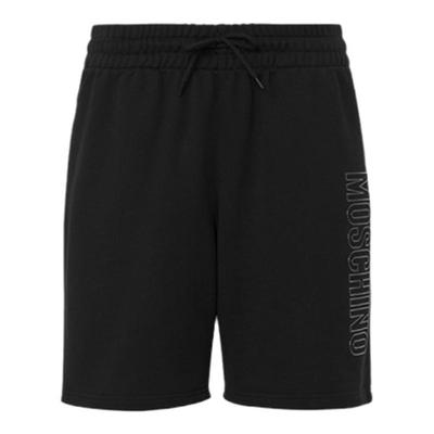 【礼物低至5折】Moschino/莫斯奇诺  男士Logo徽标纯色休闲短裤