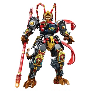 黑神话悟空模型积木国产单机游戏周边拼搭积木小颗粒摆件益智礼物