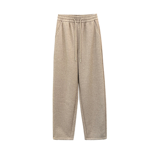 梨形身型必入！小个子休闲哈伦裤子女冬季加绒加厚羊毛九分奶奶裤