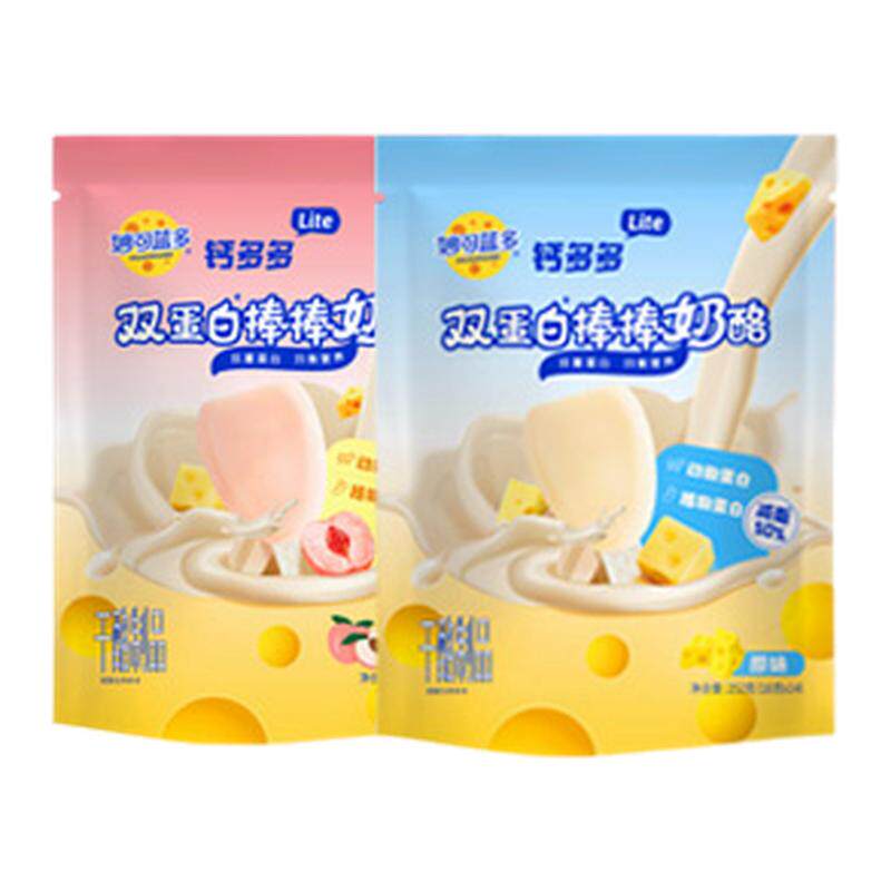 妙可蓝多钙多多lite奶酪棒252g双蛋白儿童奶酪零食常温高钙奶酪棒