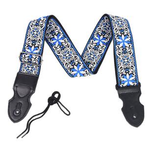 吉他背带刺绣加厚民谣电吉他贝斯尤克里里儿童男生女生高颜值肩带