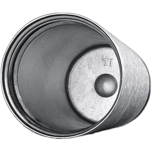 纯钛大容量冰花咖啡杯保冷保温一杯三饮便携带吸管