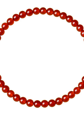 收藏级天然红玛瑙手串