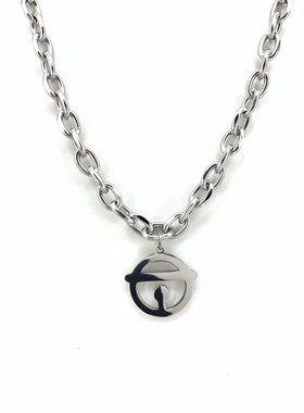 甜酷风轻奢简约小众项链男女钛钢