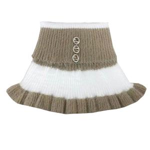 假领子秋冬新款韩版仿貂毛时尚保暖围巾护颈椎围脖加厚成人脖套潮