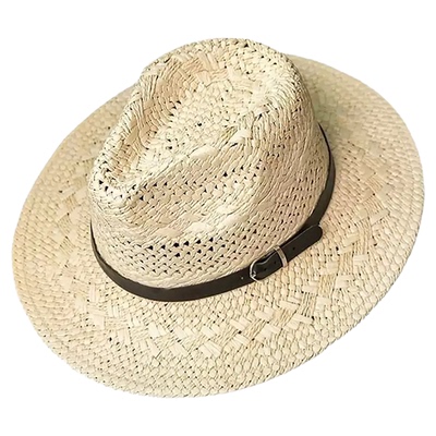 法式镂空编织草帽巴拿马礼帽