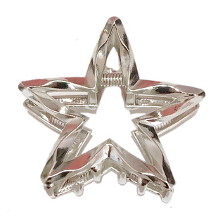 金属五角星抓夹女中号后脑勺盘发鲨鱼夹子高级感发夹高端发卡发饰