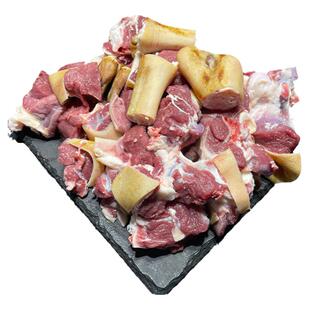 带皮山羊肉块新鲜5斤农家散养黑山羊肉 山羊前腿带排后腿带皮现杀
