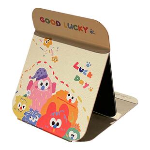 小镜子便携折叠随身化妆镜桌面可立学生宿舍女生办公室好物梳妆镜