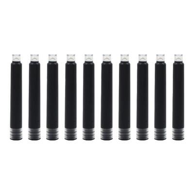 （100支/份）钢笔墨囊3.4mm口径钢笔替换笔芯专用黑色红色蓝色安装