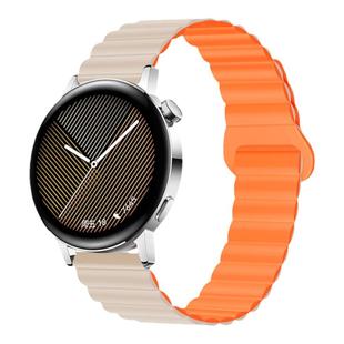 适用华为watchgt6手表带watch5新款5pro磁吸gt4硅胶GT3腕表带2pro女款watch3/4pro智能运动荣耀magic男2e秋冬