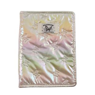 高颜值蝴蝶结梦幻手账本笔记本本子可拆卸a5新款学生记事本初高中学生加厚横线方格本日记本活页本作业登记本