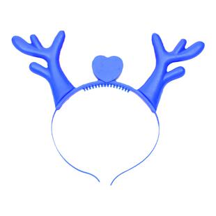 五一节春节日闪光发箍发光头饰带灯鹿角头箍儿童网角龙角发夹头扣