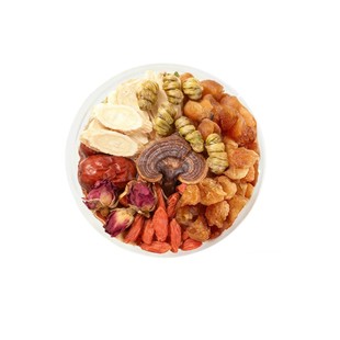 遗方西洋参黄芪石斛灵芝气血逍遥女神熬夜不上火气血养生灵润茶