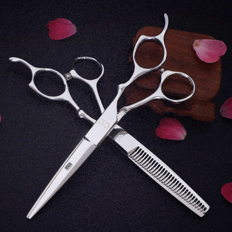 理发师专业发廊美发剪刀平剪无痕牙剪正品火匠剪发理发剪打薄专用