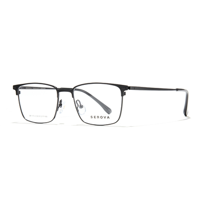 眼镜架施洛华商务眉框钛合金