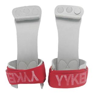 体操单杠护掌健身手套硬拉助力带引体向上训练防滑防磨3指孔包邮