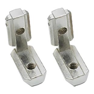 富顺达铝业欧标铝型材内置角槽连接件20203030/4040L型隐藏直角件