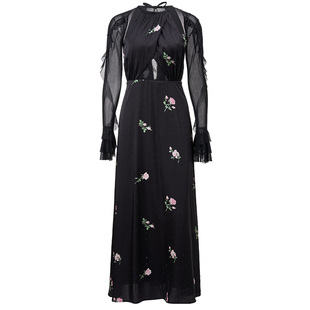 【主题纪念款】MAXRIENY华丽宫廷风玫瑰蕾丝连衣裙气质