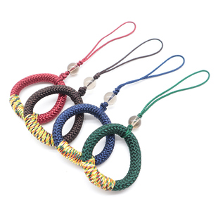 手机链指环挂绳创意饰品文玩五帝钱把件吊坠车钥匙配饰国风手工绳