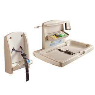 第三卫生间壁挂式婴儿换尿布台多功能可折叠护理台宝宝洗澡护理椅