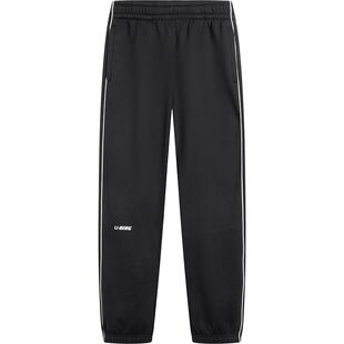 李宁热力裤丨卫裤新款宽松男士秋冬校服裤子加绒休闲裤束脚运动裤