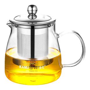金灶A-02玻璃泡茶壶飘逸杯茶水分离家用壶泡茶专用一体不锈钢茶具