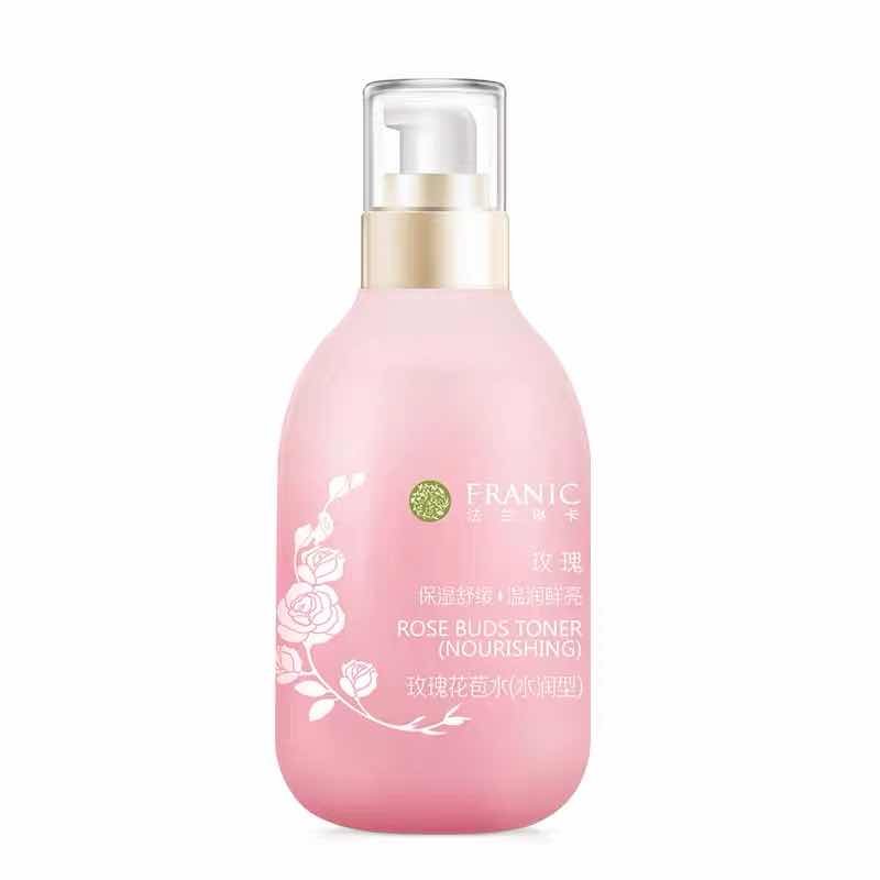 法兰琳卡玫瑰花苞水水润型160ml清爽补水保湿喷雾爽肤化妆水正品