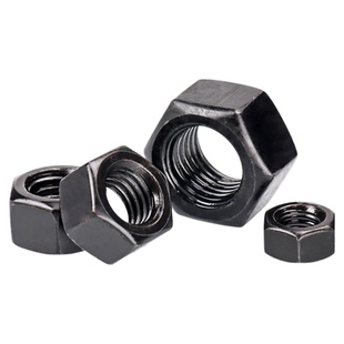 高强度外六角螺母12级8级GB6170发黑 镀 达克罗 不锈钢外六方螺帽