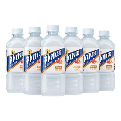 【官方发货】东鹏补水啦电解质水380ml*6瓶装饮料西柚味柠檬味