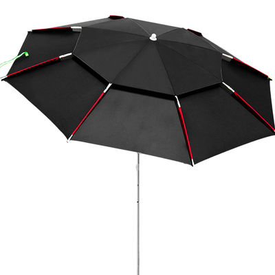 沃鼎2.6米钓鱼伞万向防暴雨