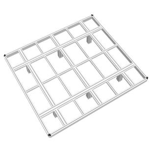 悬浮床铝型材床架铝合金床简易带床头组装成品铝材单双人床DY定制