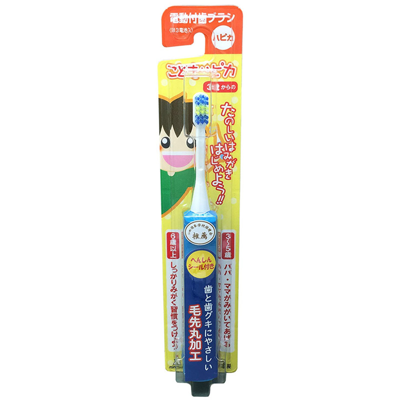 日本进口minimum咪妮妈咪儿童电动牙刷/替换刷头超软毛1-3-6-12岁