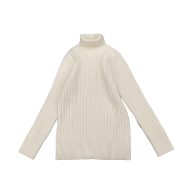 高领毛衣女冬加厚套头短款打底衫