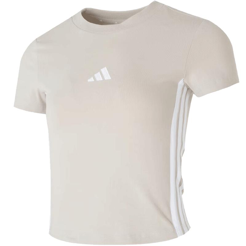 adidas阿迪达斯女子W 3S SJ BABY T滔搏运动休闲短袖T恤JE1247