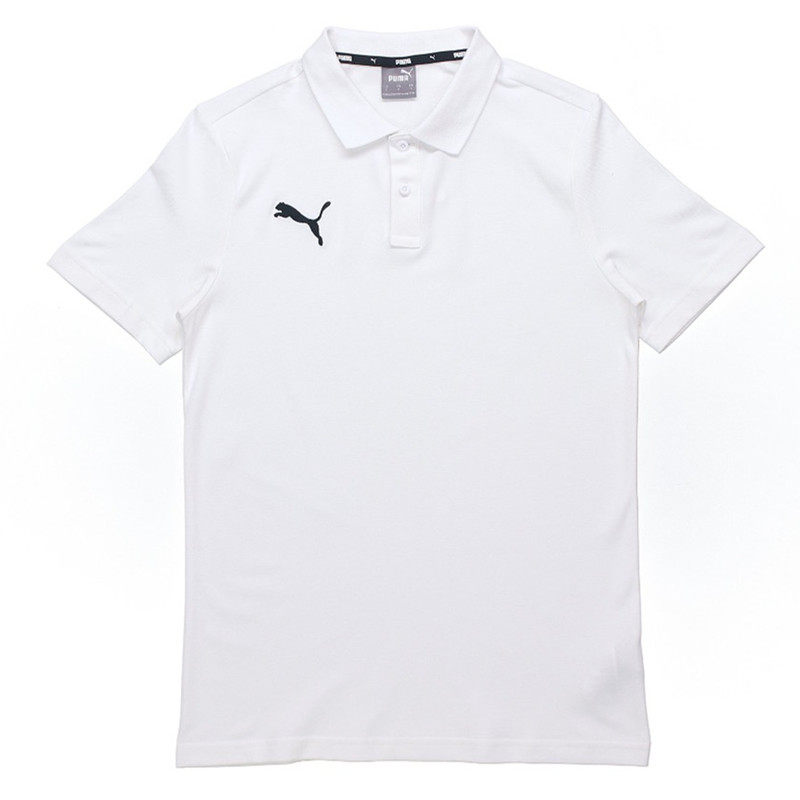 PUMA换季优惠彪马纯棉透气男子刺绣logo运动POLO衫短袖656978 04