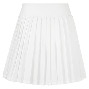 SIINSIIN运动短裙女休闲网球百褶裙白色a字双层半身裙2026春季款