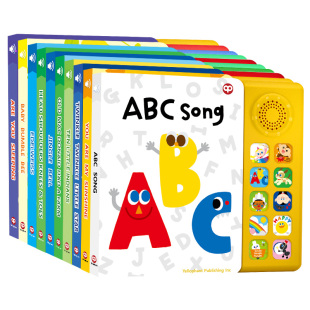 SSS经典英文儿歌发声书1到6岁磨耳朵歌曲绘本米象ABCsong有声书