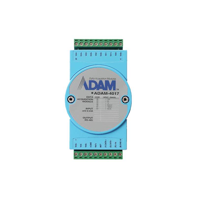 研华ADAM-4017正品8路模拟量输入亚当采集模块替代泓格I-7017模块
