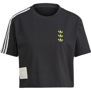 Adidas/阿迪达斯官方正品 CROPPED TEE 三叶草女子运动T恤 GN3116