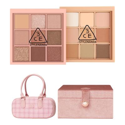 3CE九宫格眼影哑光橘棕盘